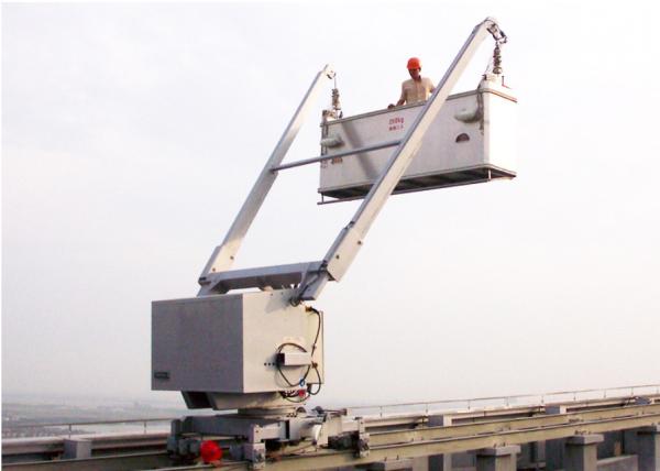180m Height Bmu Building Maintenance Unit With Twin Jib Cleaning And Curtain