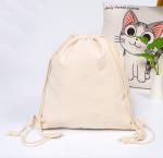 Customized Logo Drawstring Cotton Rope Drawstring Sport Bag For Clothing
