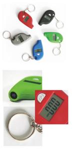 Quality tire gauge with key ring wholesale