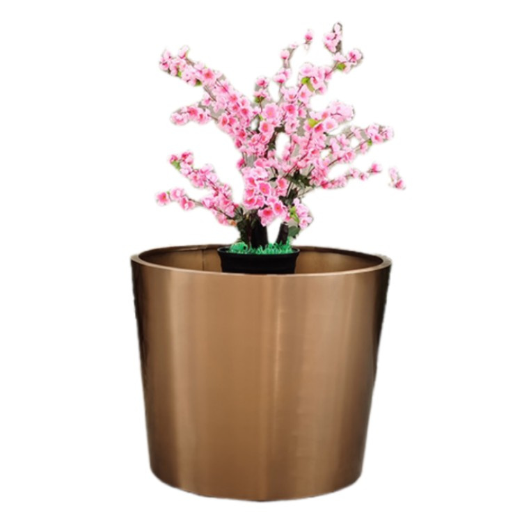 Outdoor modern luxury large round planters and flower pots