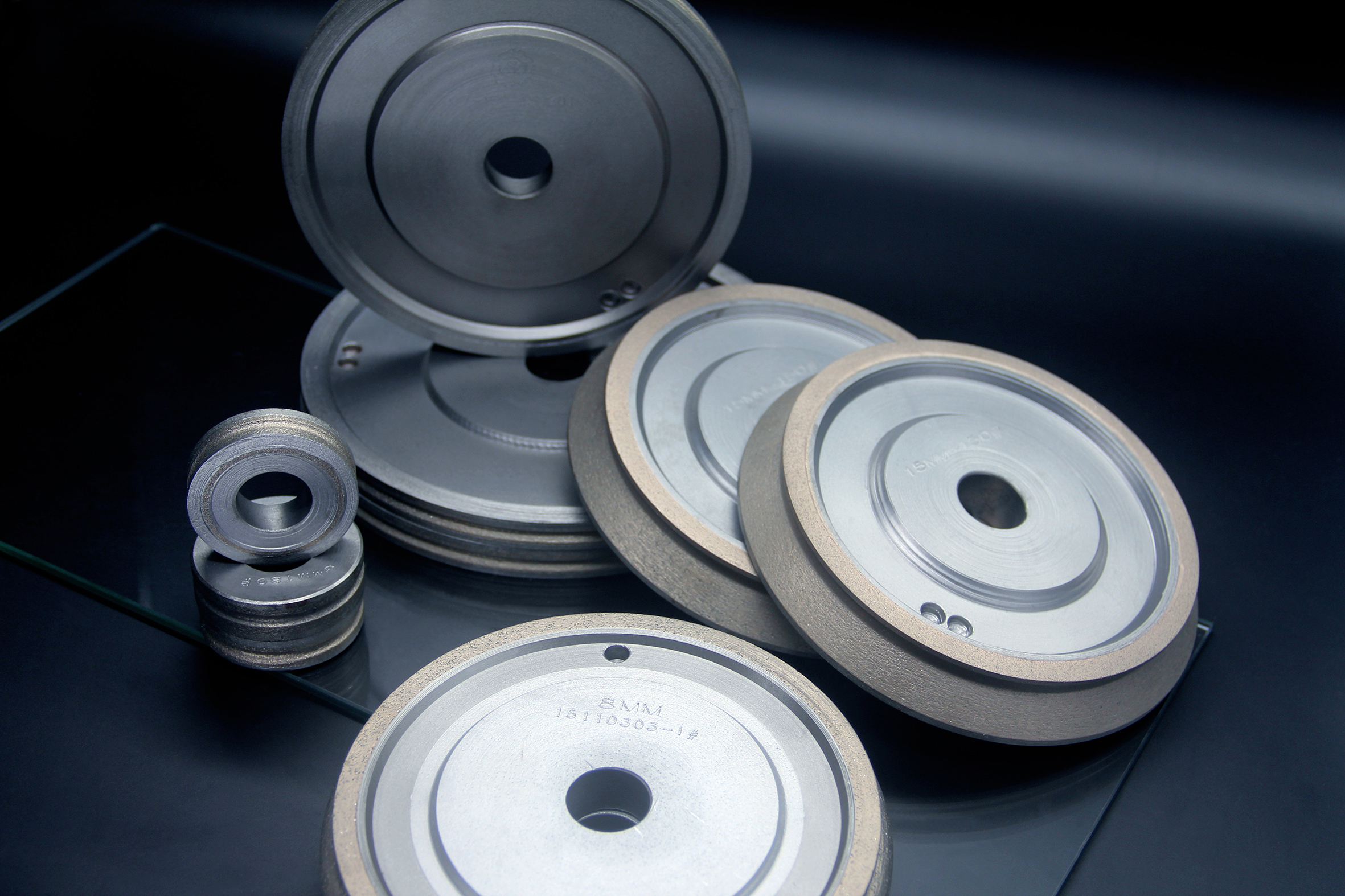 V shape D175*4MM Diamond Grinding Wheel for glass edge fast polishing