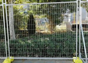 Quality 2.4x2.1m Moveable Fence Panels , HDG Metal Site Fence Panels wholesale