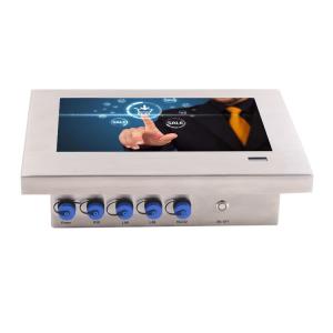Quality Waterproof Stainless Steel Panel PC With Capacitive/Resistive Touchscreen For Windows 7/10 wholesale