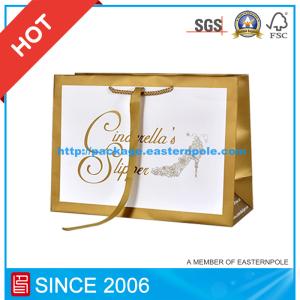 Quality Gold Stamping Paper Bag, Paper Shopping Bag, Paper Gift Bag wholesale