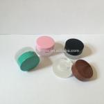 Hot sale 3g 3ml frosted clear flat shape cream glass jar for lip stick eye cream