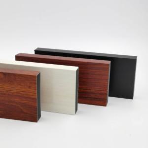 Quality OEM Libya Aluminium Kitchen Profiles Wood Grain Aluminum Extrusion wholesale