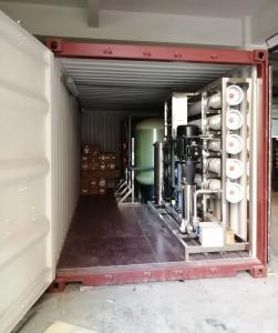 Quality 50000GPD Industrial Agriculture Reverse Osmosis RO Systems Of Underground Well Water Treatment Plant In Mobile Container wholesale