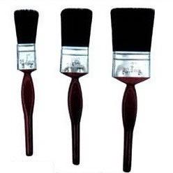 Quality OEM Black China Bristle Paint Brush Plastic Handle Black Bristle Brush wholesale