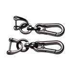 Gunmetal Car Keychain Holder ISO9001