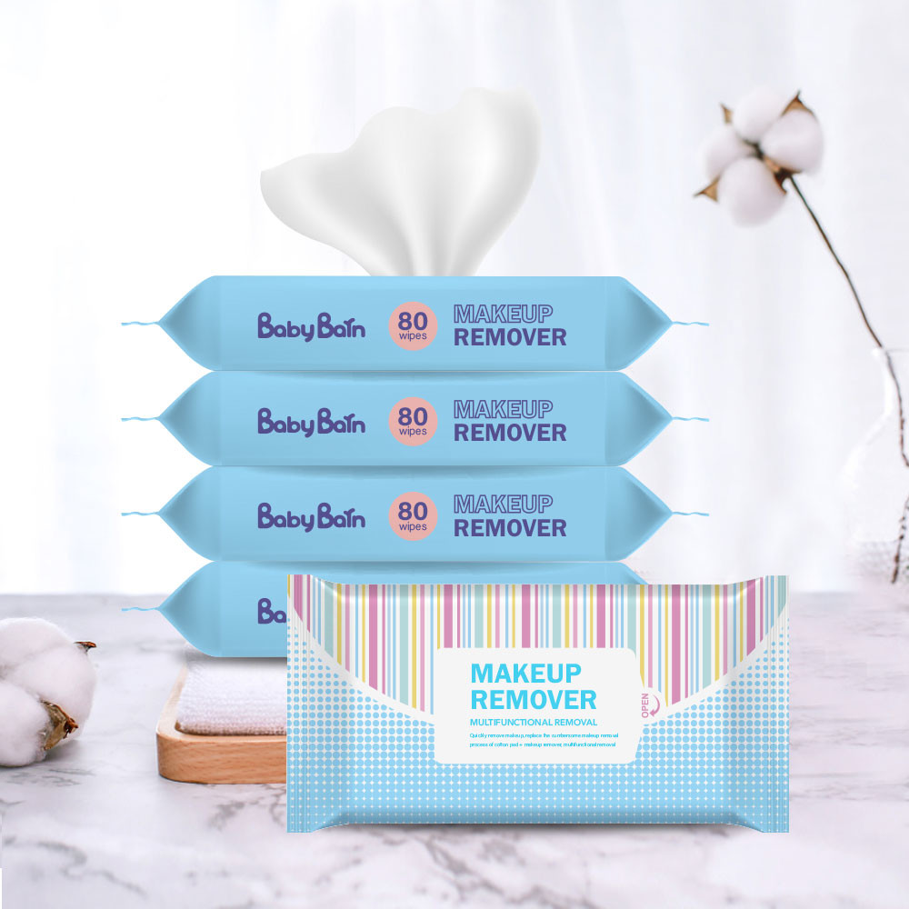 Plasitic Gently Cleans Face Skin Coverless Adult Disposable Wipes