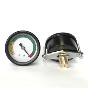 Quality 1000 Mbar Center Back Connection Pressure Gauge 63mm Vacuum Acrylic Lens wholesale