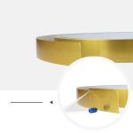 7 7.7 9.7cm Brush Gold Aluminum Strip Trim Cap With Bending Machine