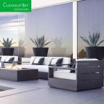 Outdoor Furniture Luxury Hotel Modern Waterproof Wooden Sofa Set for Patio