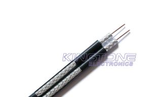Quality Dual RG6 Tri. CATV Coaxial Cable 18AWG CCS Conductor with CMR Rated PVC Jacket wholesale