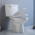CUPC White Black Two Piece Toilet 1.28 GPF Water Closet Tank