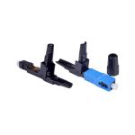 125um Plastic Fiber Optic Cable Connectors , Pre Embedded SC/UPC Optical Fast