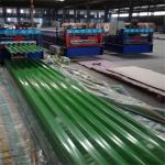 Hot Dipped Zinc Coated Corrugated Metal Roofing Sheets 800mm - 1600mm