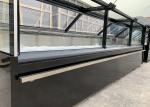 VENTILATED COOLING REFRIGERATED FOOD SHOWCASES WITH BACK STORAGE CABINETS