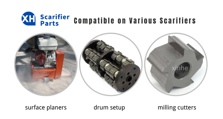12pt Carbide Tipped Milling Cutters Scaling Wheel Hole 30mm Scarifiers Planers