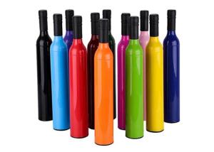 Quality Gift Water Dripping Folding Wine Bottle Umbrella Rich Color Logo Printed Preventing wholesale
