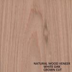 American Natural Oak Wood Veneer Flat Cut Crown Cut Grain AAA Grade Thickness 0