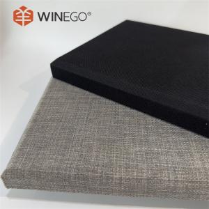 Quality Waterproof Acoustic Fabric Sound Absorbing Panels Formaldehyde Free For Interior wholesale