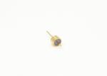 Gold Plated Hermetically Sealed Connectors Glass To Metal Single Pin For