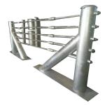 Roadway Safety Barrier Flexible Cable Guardrail With Galvanized Powder Coated