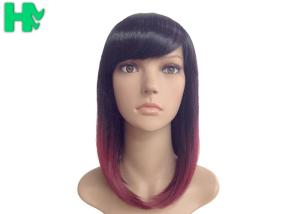 Quality Kanekalon Fiber Synthetic Hair Wigs Natural Looking , Bobos Hair Extensions wholesale