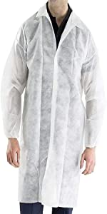 White Lab Coat Disposable Assorted Sizes