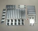Flat Mending Pronged Truss Plate Galvanized Steel 1Mm Thick Nail Teeth Height