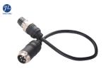 Automotive Rear View Camera Cable , 5 Meter 4 Pin Mini Din S Video SVHS Cable