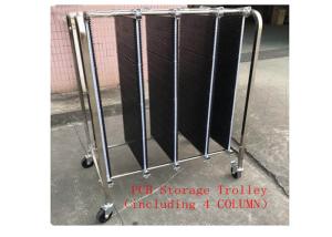 Quality Corrosion Resistant SS Frame ESD PCB Strorage Trolley 85*65*130CM wholesale