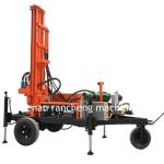 150m Depth Wheel Trailer Mounted Borehole Drilling Rig Machine