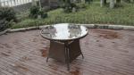 Garden Outdoor Rattan Sofa Set , Luxury Hairy Rattan Furniture