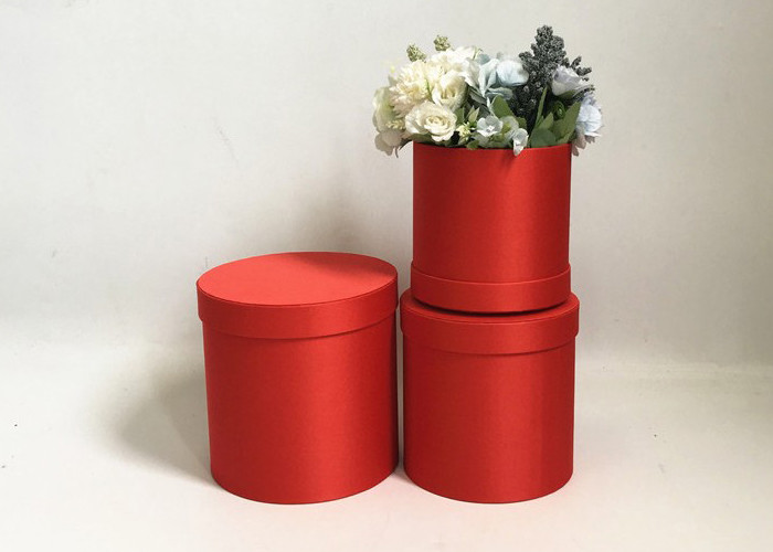 2mm Thickness Offset Printing Round Cardboard Boxes CMYK