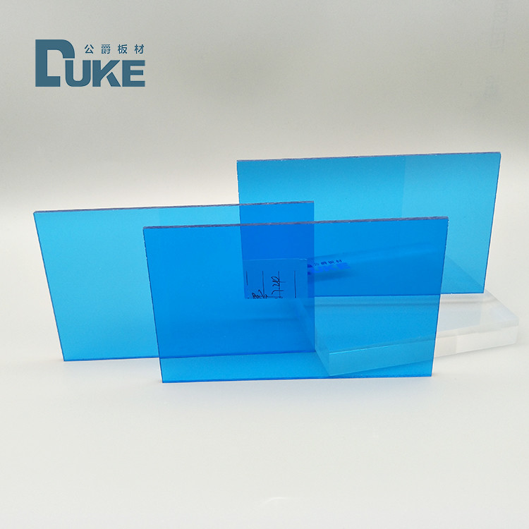 92% Transmittance Blue Day And Night Acrylic Sheet 6mm Glossy Frosted