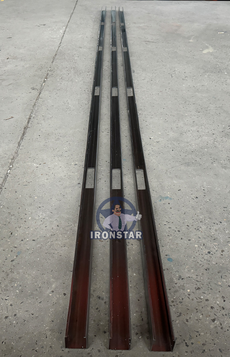 1.5 2.5 4 inch 20 GA 3 sizes in 1 C channel roll forming machine in America