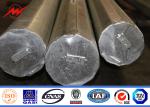 ASTM A123 Outdoor Electric Steel Transmission Line Poles 1mm - 36mm Wall