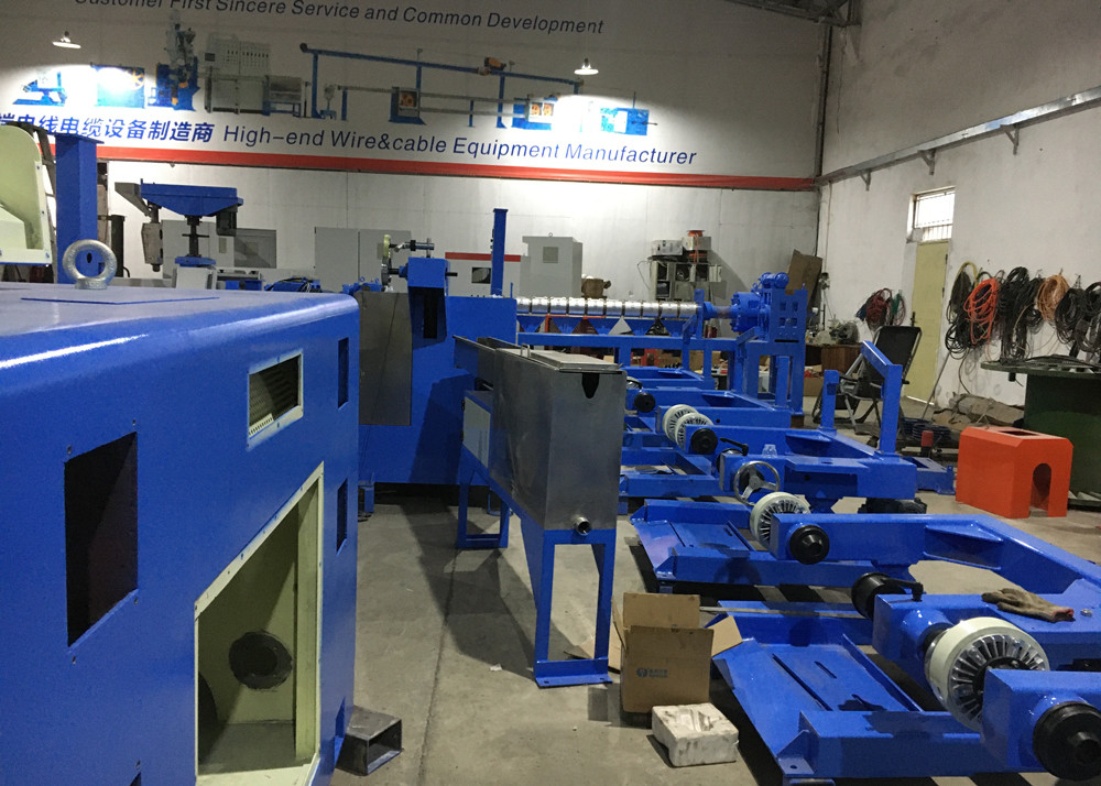 630 Double Copper Bunching Machine Line For Cable 1.5 2.5 Square Mm Twisting