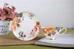 Tableware Low Water Absorption English Bone China Tea Cups