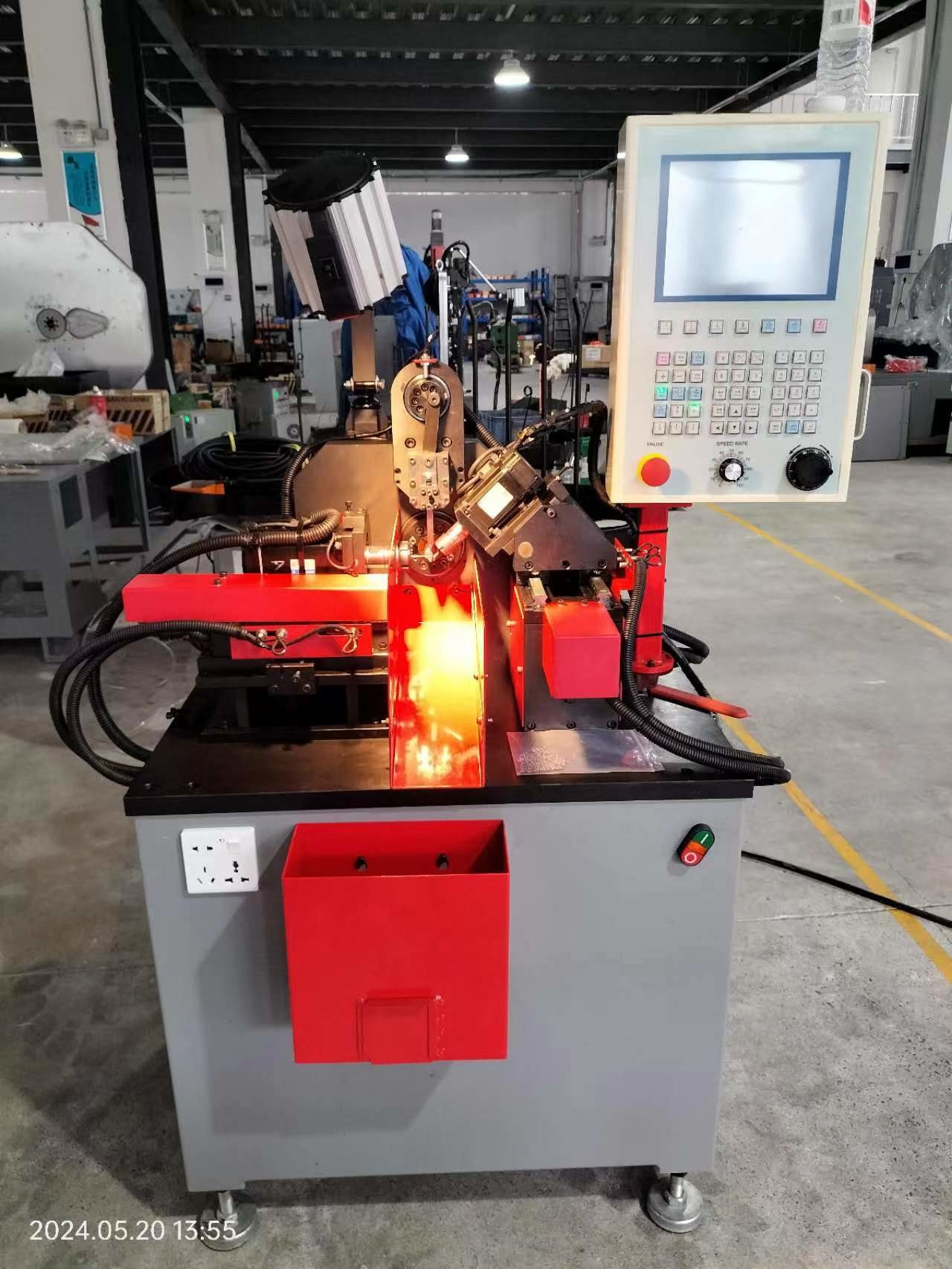 M20-M30 CNC Thread Sleeve Making Machine , Wire Thread Helicoil Machine
