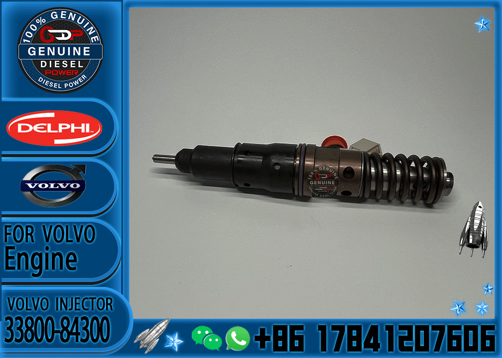 F2E 3+3 Diesel Fuel Injector 33800-84300 42013403 BEBE1R14001 BEBE1R14101 BEBE1R14201 BEBE1R14301 BEBE1R14401 for Hyundai 12.9 L