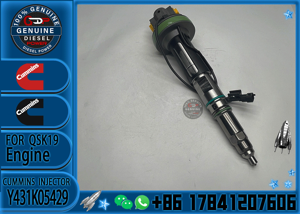Y431K05417 QSK19 Diesel Engine Common Rail Fuel Injector Y431K05558 4964171 Y431K05429