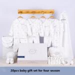 Roupas de bebe Newborn Clothes Baby Gift 100% Cotton Solid Newborn Baby Sets