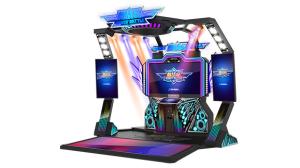 Quality 3 Screen Dance Battle Dancing Arcade Machine Somatosensory With Music wholesale