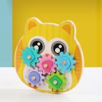 Intelligent Elephant Owl Gear Block Wood Creative Animal Design