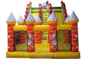 Quality Giant Inflatable Slide With Bouncer For Toddlers / Adults 10x6x6m wholesale