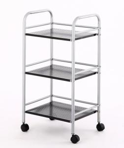 Quality Zinc Chrome Commercial Shopping Trolley Heavy Duty NSF 4 Tier Chrome Wire Shelf wholesale