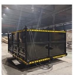Quality Ballast Discharging Railway Side Dump Rail Car / Pneumatic Discharging Ballast Trailer wholesale
